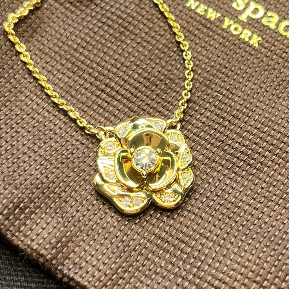 Kate spade gold necklace